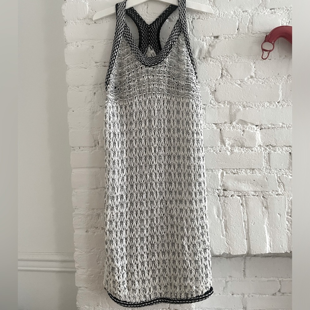 white christmas dresses Chloé studded crochet-knit maxi dress in Black main image 1